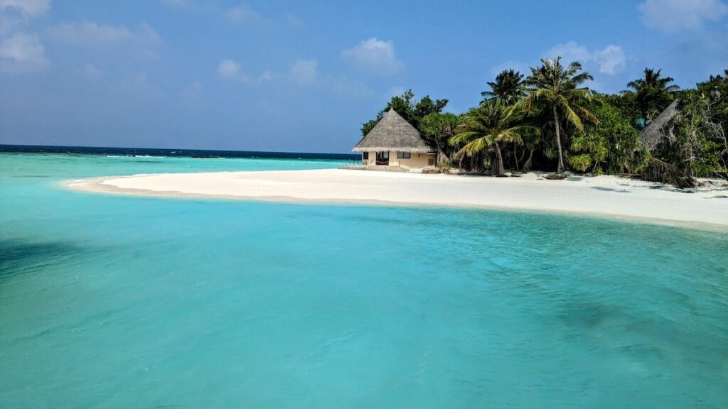 An island in The Maldives